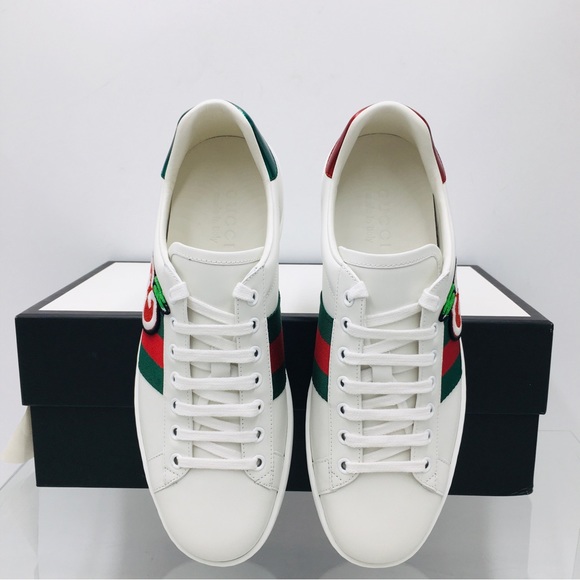 Gucci Ace GG Apple 611376 DOPEO 9064 Sneakers Size G UK 7.5 US 8 regular - Picture 8 of 16
